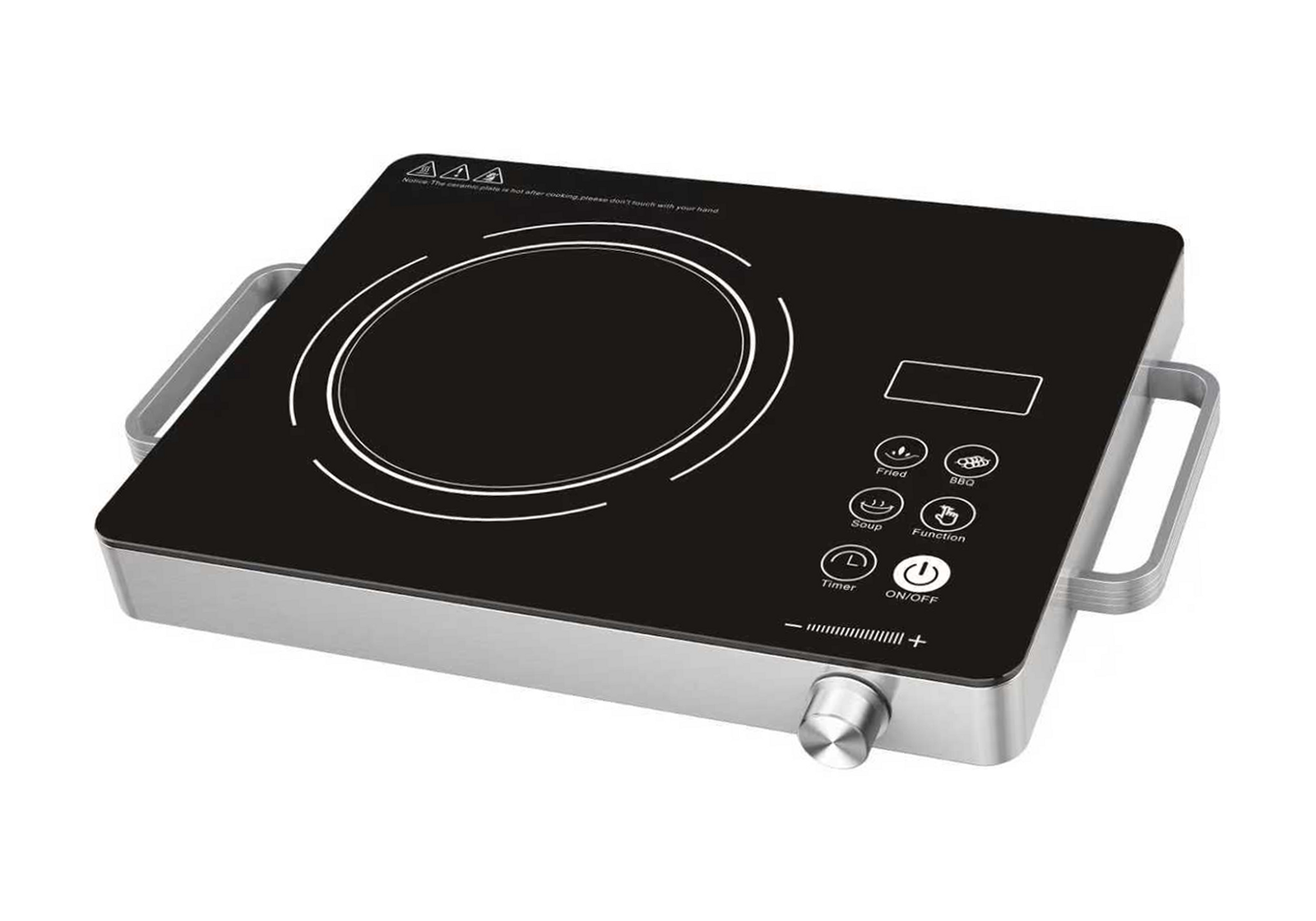 Stainless Steel Ceramic Cooker – Full Crystal Panel