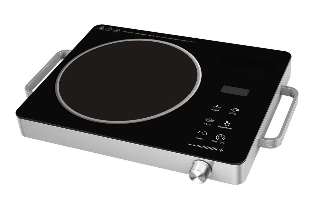 Stainless Steel Ceramic Cooker – Tempered Glass