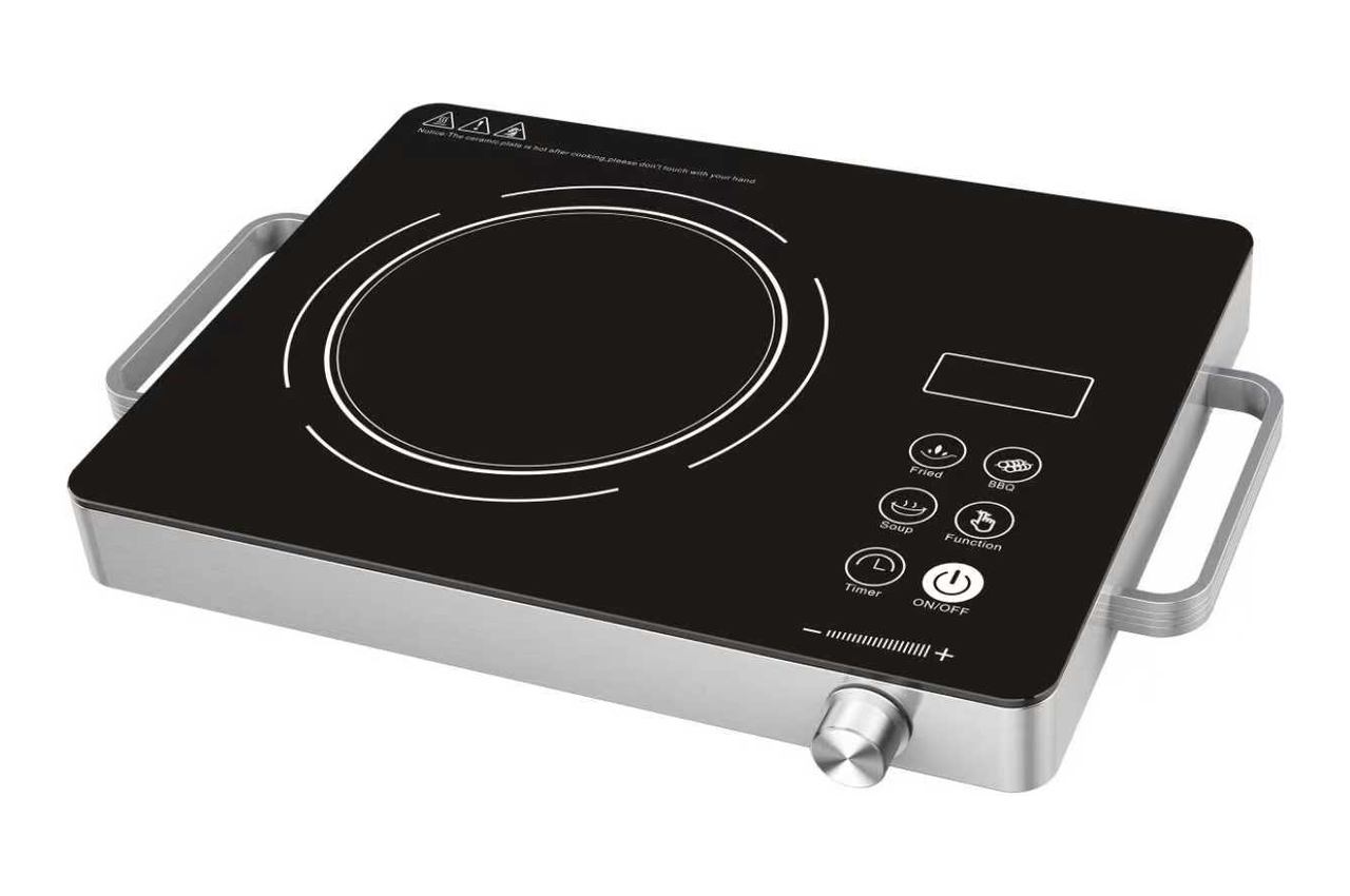 Stainless Steel Ceramic Cooker – Full Crystal Panel