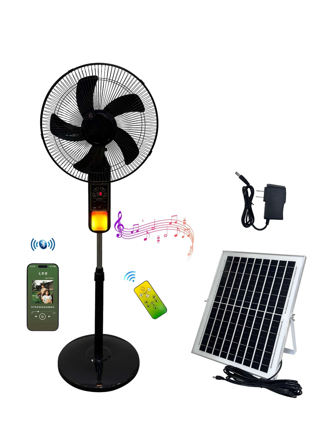 SHJY16 Solar Stand Fan